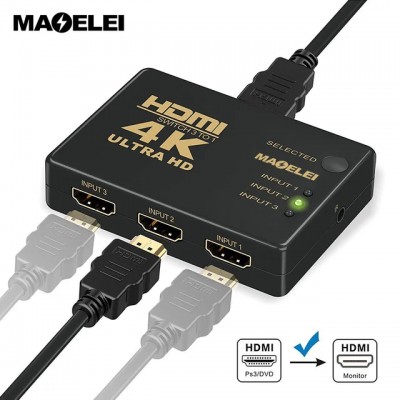 موزع hdmi 3 to 1 تحكم