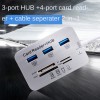 Hub usb with card reader typc