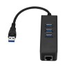 Hub usb3 with lan 10/100